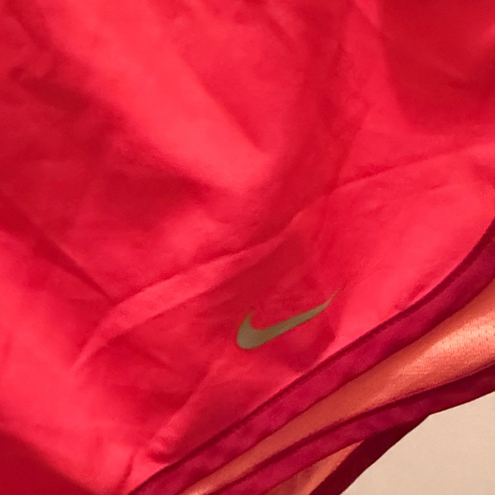 Nike Women's Athletic Shorts in Red and Orange - Picture 4 of 4